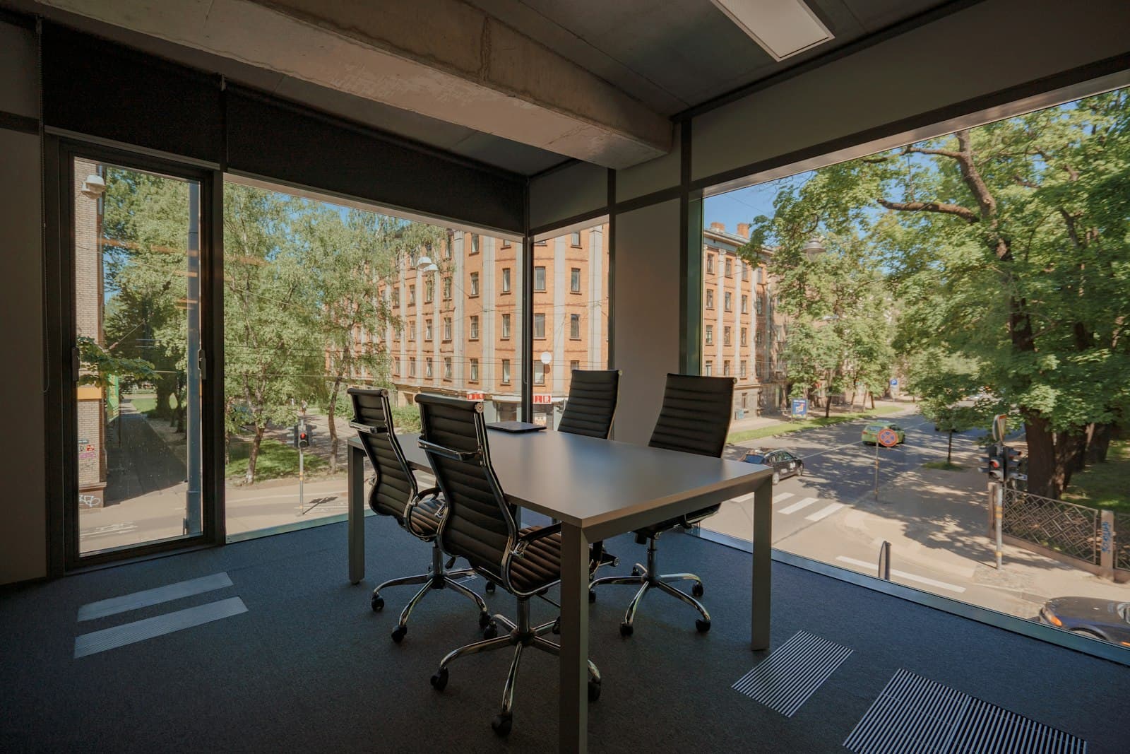 Modern office conference room